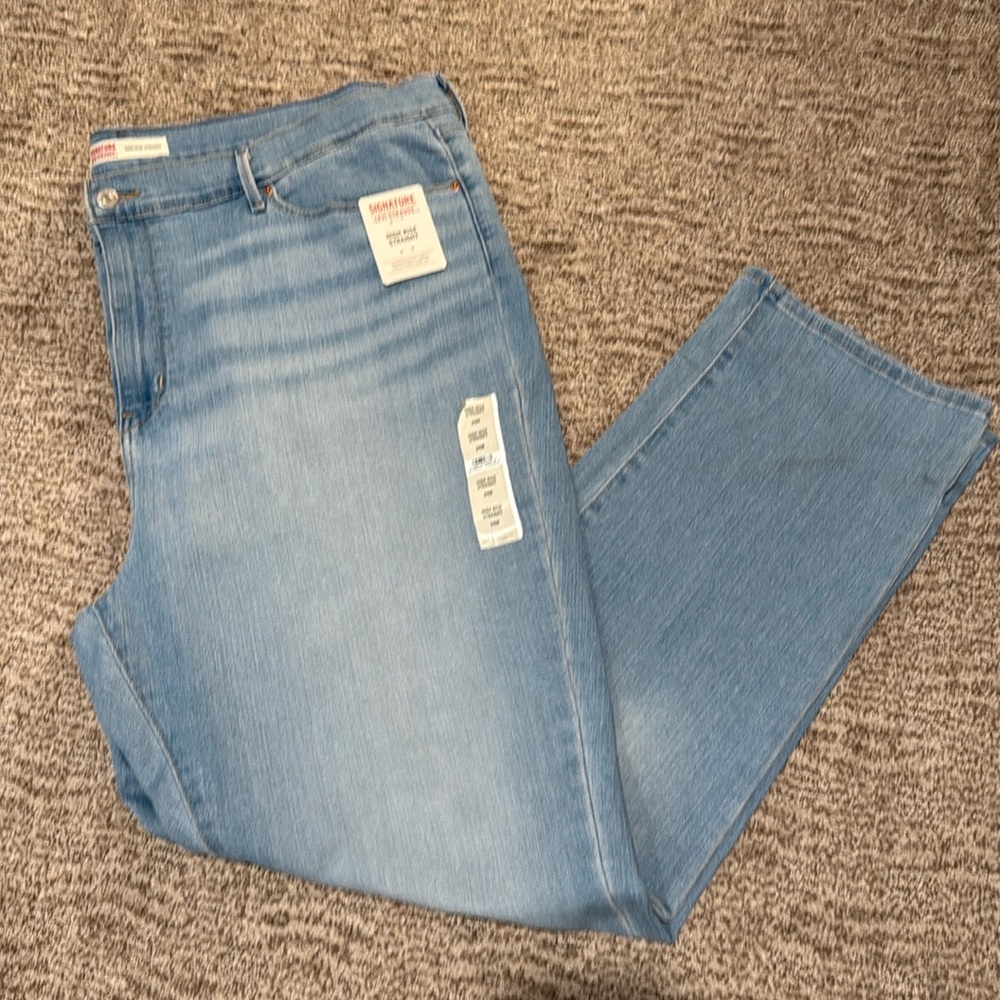 Levi Strauss Signature Light Wash Denim Jeans